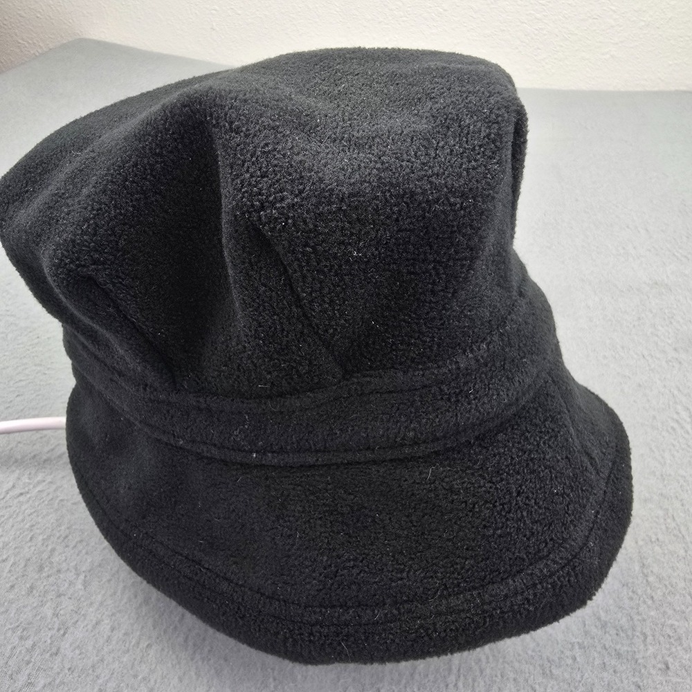 Vintage Columbia sportswear Fleece Winter Bucket Hat Unisex S/M Black Casual